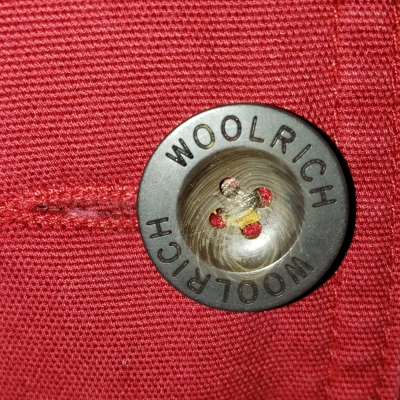 Woolrich denim quilted lined mid length jacket - Picture 2 of 7